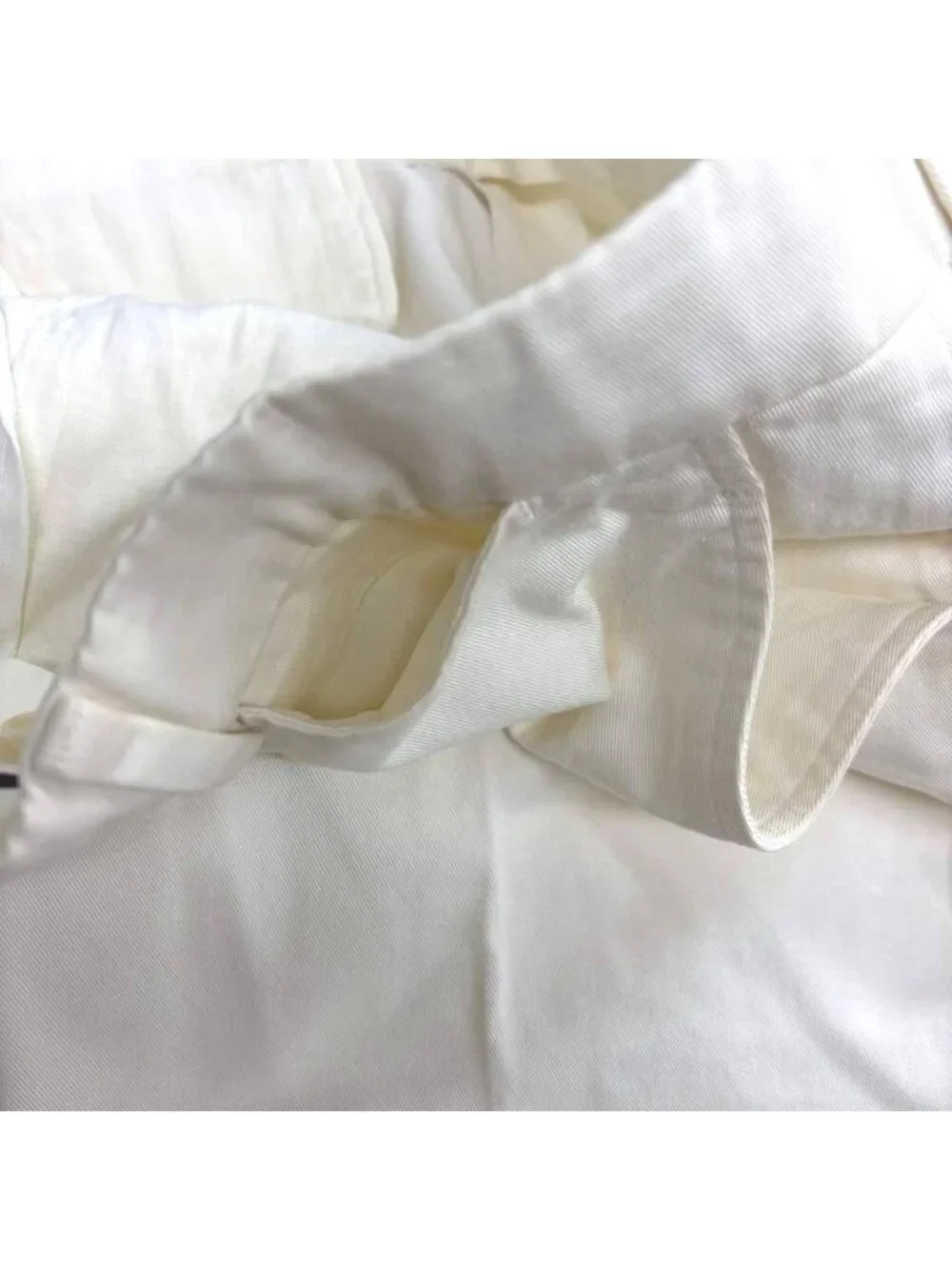 Hermes Trousers Chino Pants White Off Ivory Long Watch Pocket